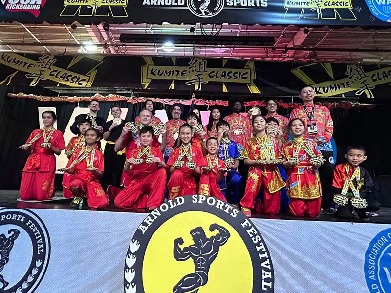 kids in Dublin martial arts class improving focus, discipline, and listening skills through martial arts training