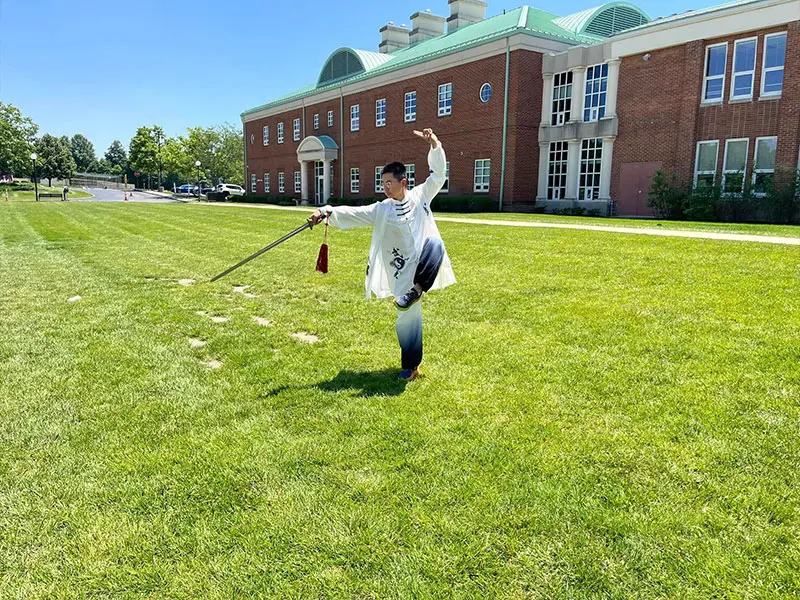 Kids & Adults tai chi students practicing self-defense techniques in Dublin dojo